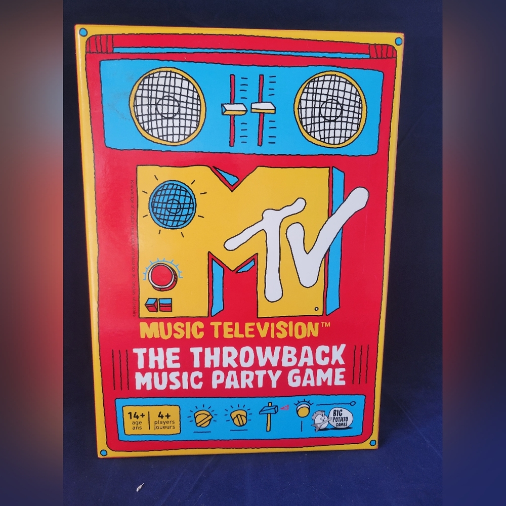 MTV: The Throwback Music Party Game NEW sealed in Box. Ages 14+